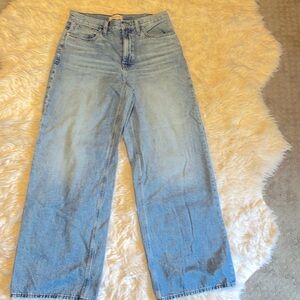 Madewell super wide leg jeans; size 29
